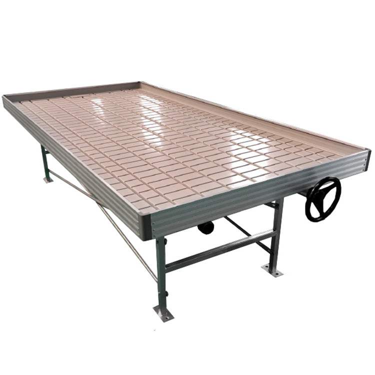 Nhà kính Ebb Flow Seedling Rolling Bench Grow Tables Để trồng nhiều loại cây