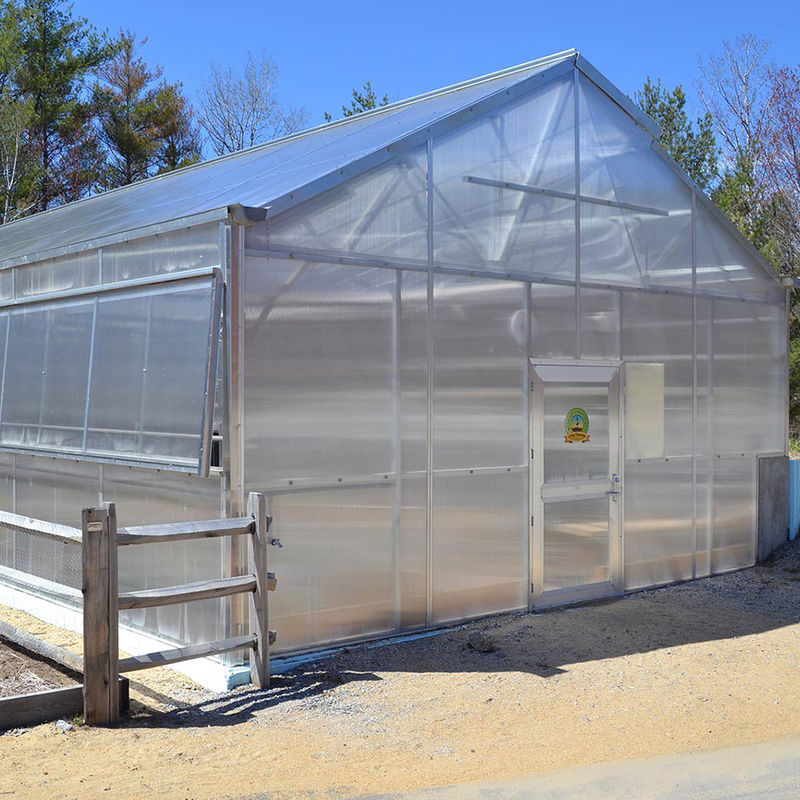 Nhà kính polycarbonate đa chiều đa năng Ưu điểm cho rau củ Cây trồng hoa Nông trại sân sau
