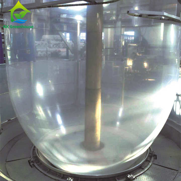 0,1-0,2mm PE PO Nhà kính Nhựa phủ màng Poly nhà kính truyền tải cao