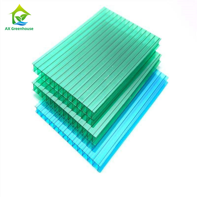 Vật liệu che phủ nhà kính dốc dày 4-12mm Tấm nhà kính bằng nhựa sóng