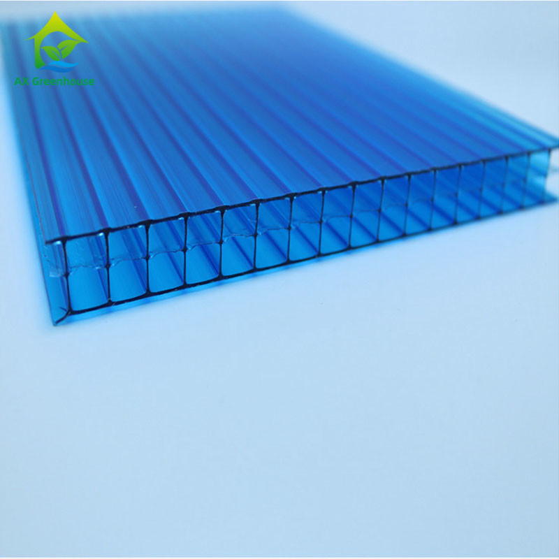 Vật liệu che phủ nhà kính dốc dày 4-12mm Tấm nhà kính bằng nhựa sóng
