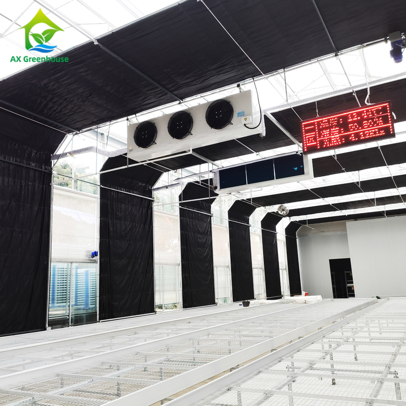 Chiều cao tường 1,8-3m Chiều cao nhà kính phát triển đường hầm với hệ thống kiểm soát khí hậu
